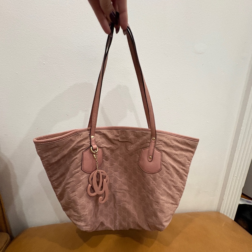 Vintage Gucci Pink Handbag/Tote